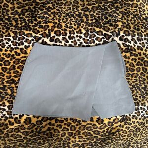 Zara grey mini skirt with shorts